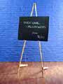 Nobo wallmount and eazel chalk boards