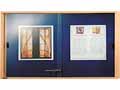 Nobo glazed. lockable notice boards